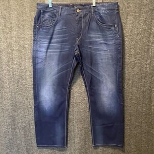 Robert Graham Jeans Mens 40x29 Blue Slim Jim Dark‎ Wash Denim 100% Cotton Italy
